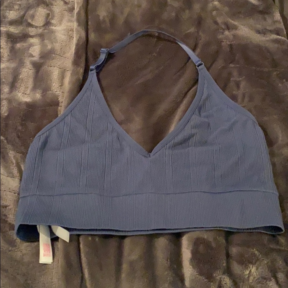 Halter top Bra Blue